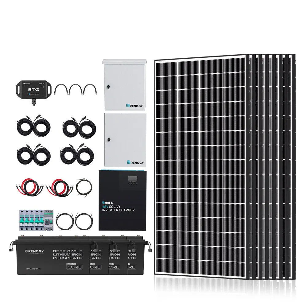 Renogy 1200W / 2500W 48V Complete Solar Cabin Kit - view 8