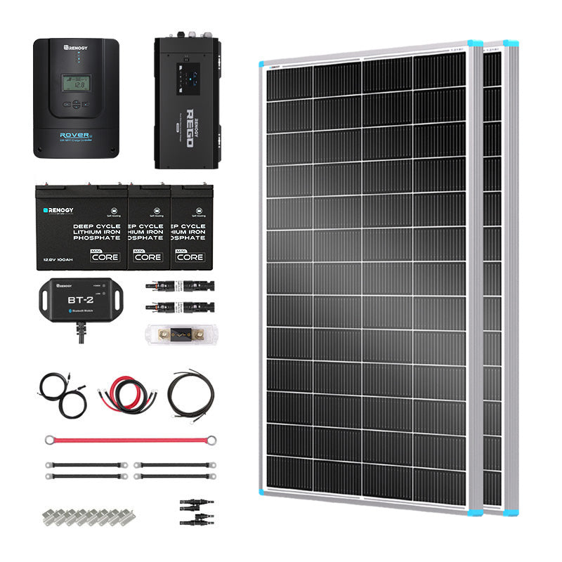 Renogy 800W 12V Complete Solar Kit with 3.6kWh Battery - view 11