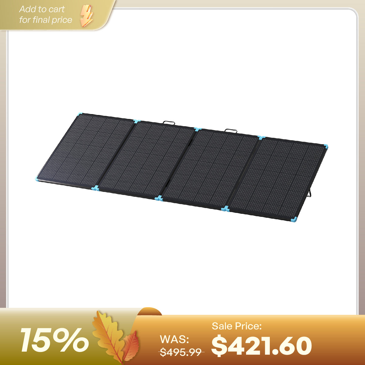 Renogy Lightweight Portable Solar Suitcase (220W / 400W) - view 1