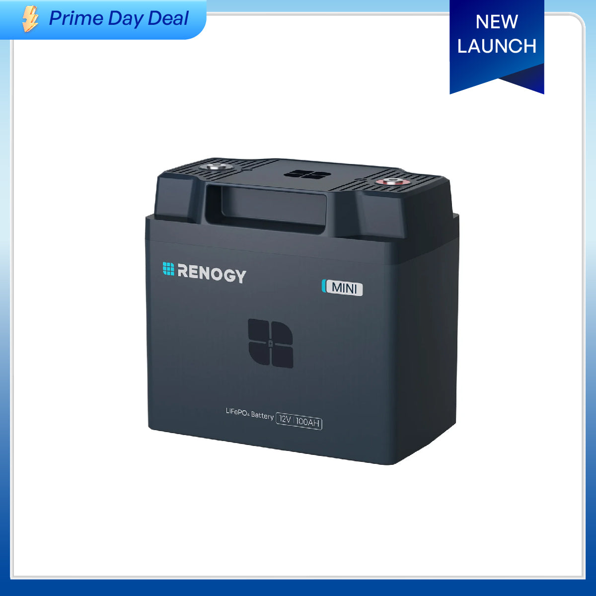 Renogy Reserve Mini Smart 12V 100Ah LiFePO4 Battery - view 1
