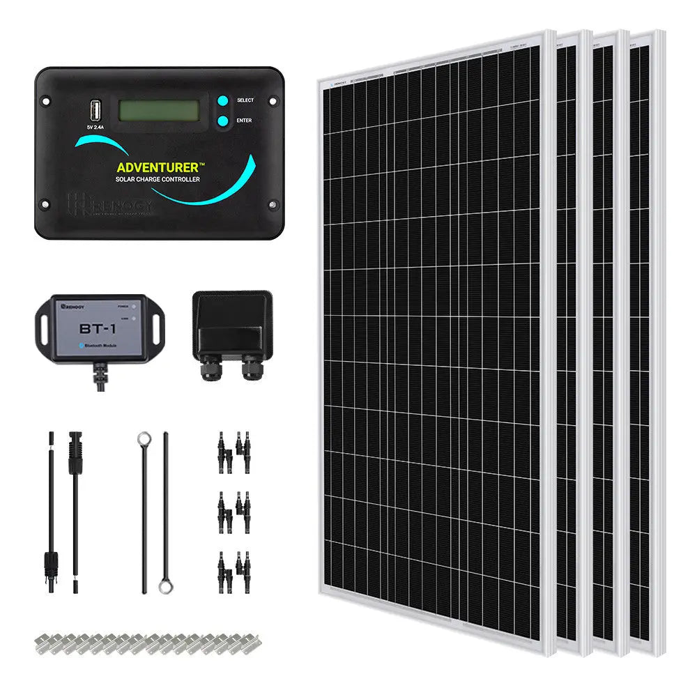 Renogy 400W 12V Starter Solar Panel Kit - view 4