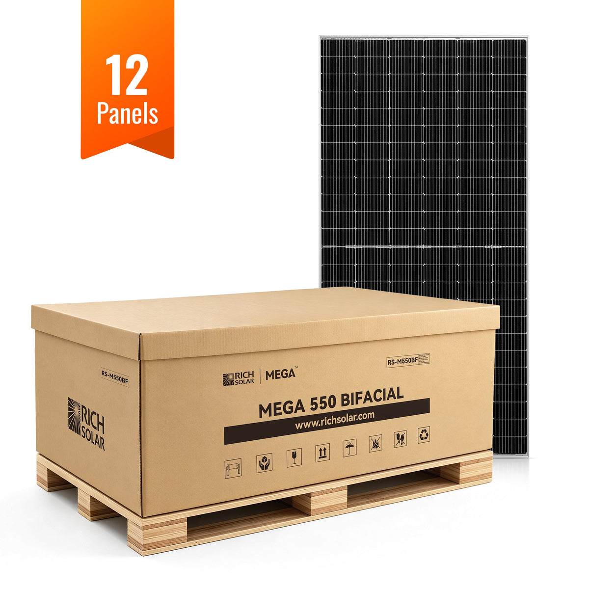 RICH SOLAR MEGA 550 Bifacial 550 Watt Solar Panel - view 8