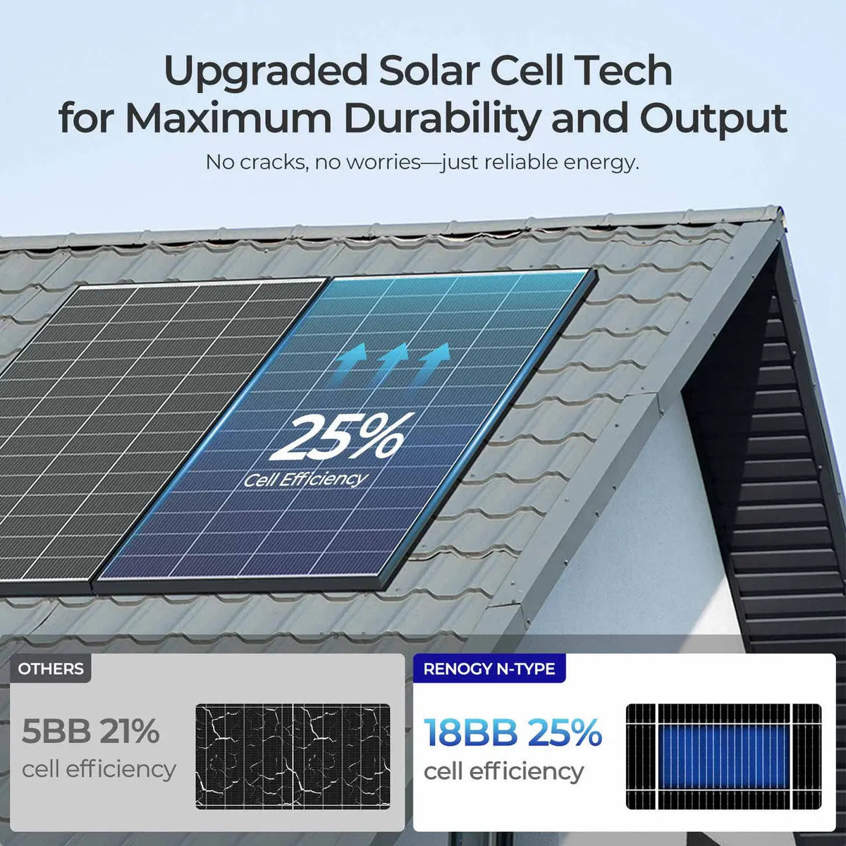 Renogy 320W N-Type Monocrystalline Solar Panel - view 2