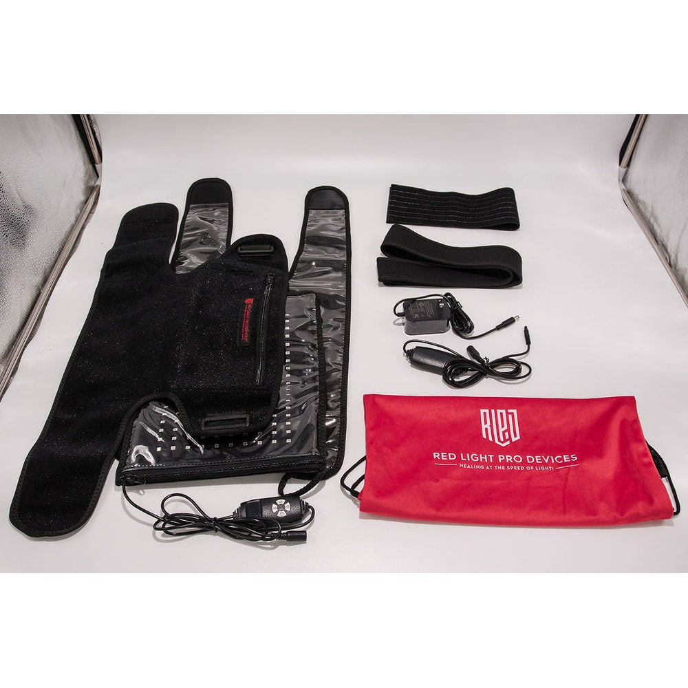 Red Light Pro Devices Pain Relief Kit | 4 Red Light Therapy Devices, 660nm + 850nm, Car Adapters