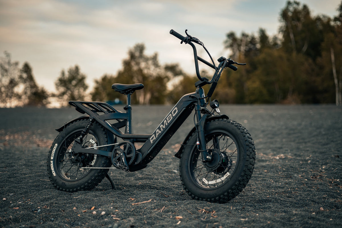 Rambo Revolt AWD Step-Thru Electric Bike | Dual 500W Bafang Motors, 140Nm, Full Suspension