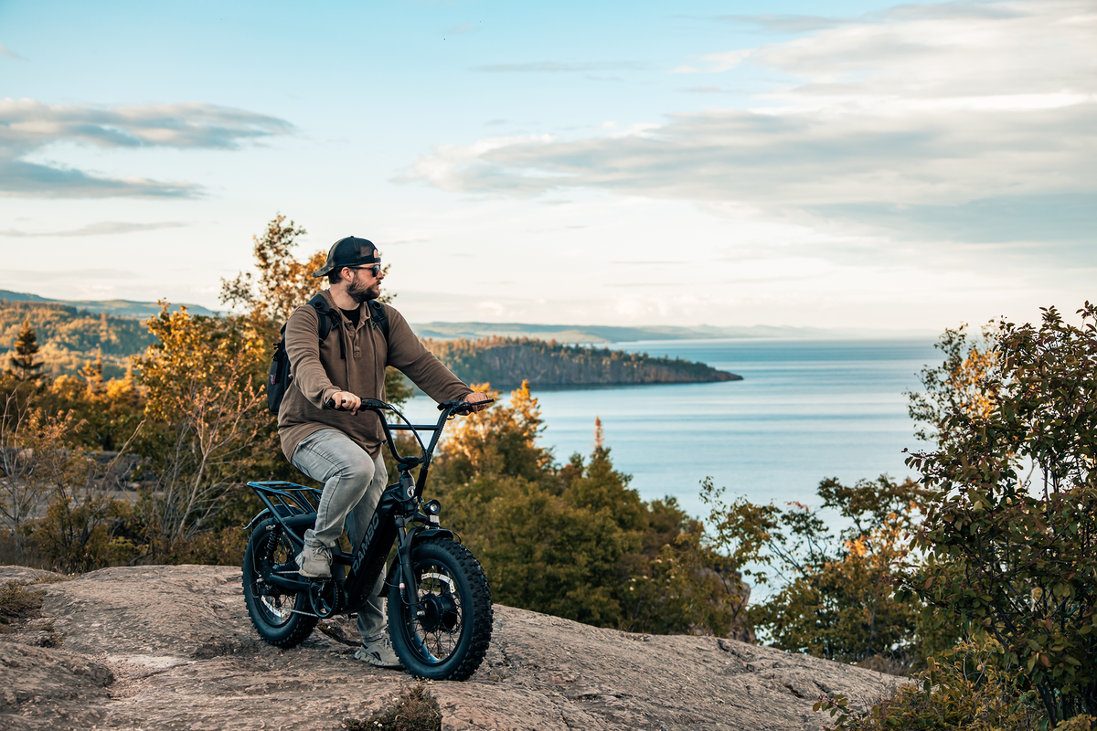 Rambo Revolt AWD Step-Thru Electric Bike | Dual 500W Bafang Motors, 140Nm, Full Suspension