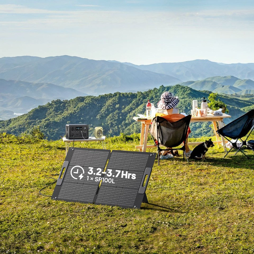 BLUETTI 100W Portable Solar Panel (SP100L) - view 5