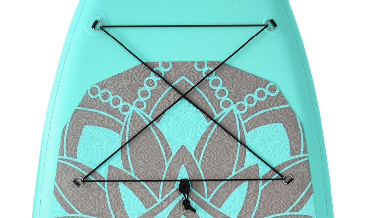 Aqua Marina DHYANA 11'0" Inflatable Yoga Paddle Board | Fitness SUP, 36" Wide, Full EVA Deck
