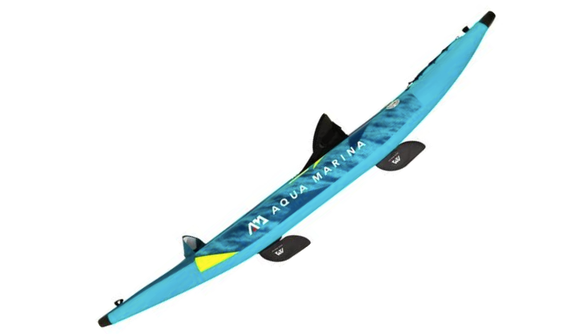 Aqua Marina STEAM 10'3" Inflatable Whitewater Kayak | 1-Person, Drop-Stitch Floor, Class III Ready