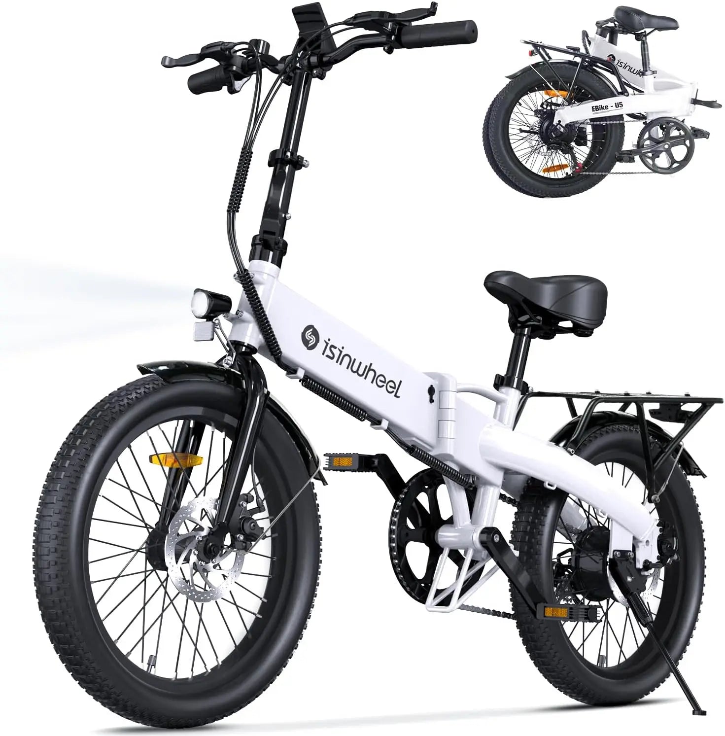 U5 500W 20" Folding eBike - Compact, Lightweight, and Powerful