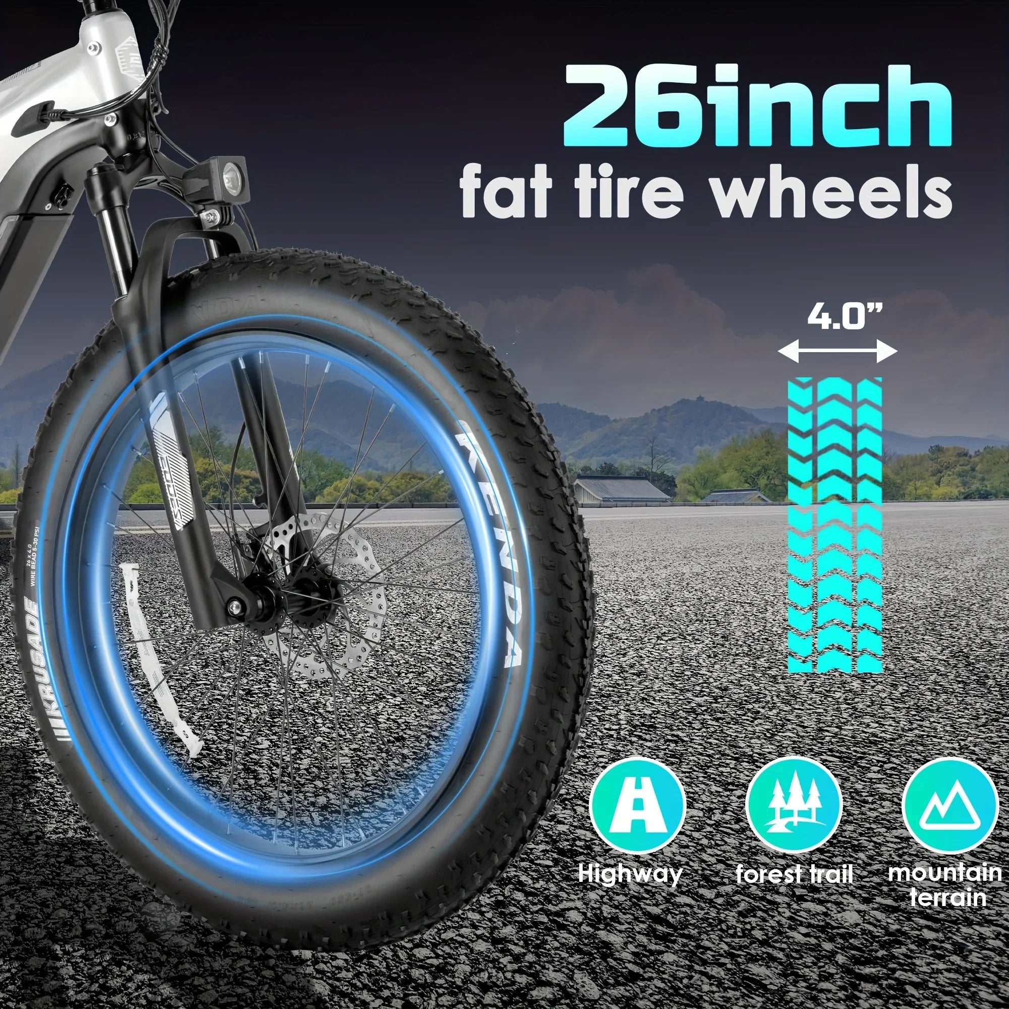 High-Quality eBike with 52V 750W Motor - 17AH Long Range