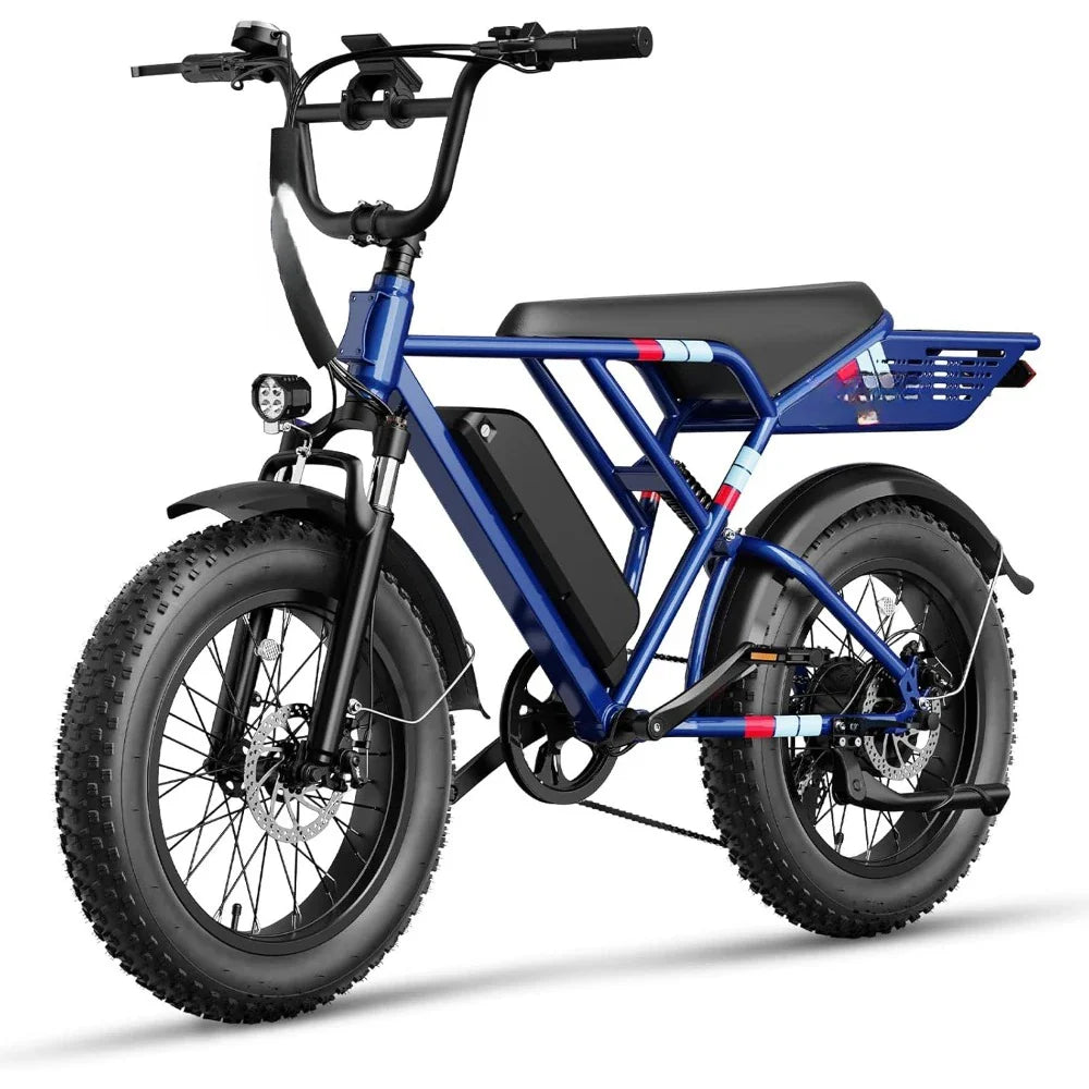 eBike Boys 1200W Peak Electric Bike - Powerful 20-Inch Motor