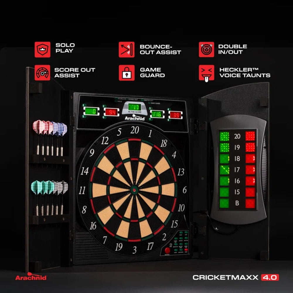 Cricket Maxx 4.0 Electronic Dartboard Set