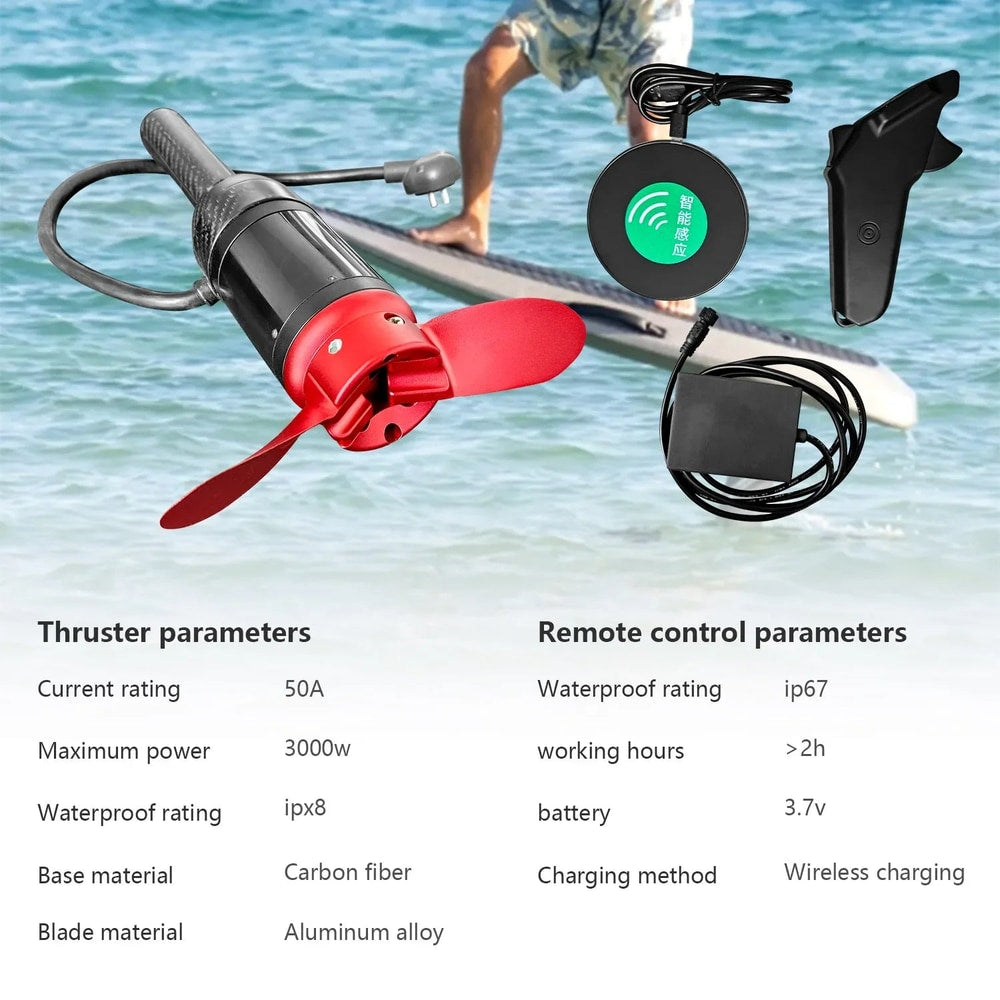 3000W Power Assist Sup Surfboard Hydrofoil Efoil Carbon Aluminum Electric Booster Water Sports Tool Accessory Surfing