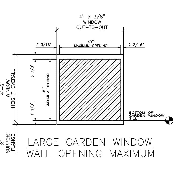 Janco Garden Window | Aluminum Greenhouse Window Kit, Low-E Tempered Glass or Lexan, Lifetime Warranty