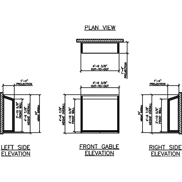 Janco Garden Window | Aluminum Greenhouse Window Kit, Low-E Tempered Glass or Lexan, Lifetime Warranty