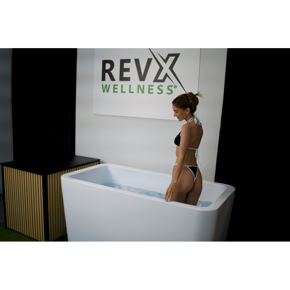 RevX Acrylic X Tub Cold Plunge + LUX High Performance Chiller and Filtration System