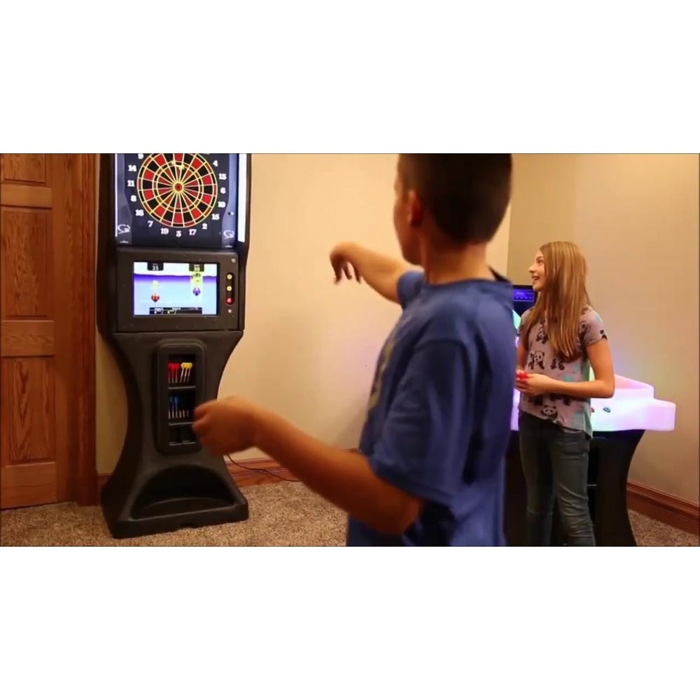 Arachnid Spider 2000 Series Electronic Dartboard Cabinet | 19" LCD, Online Rankings, 40+ Games
