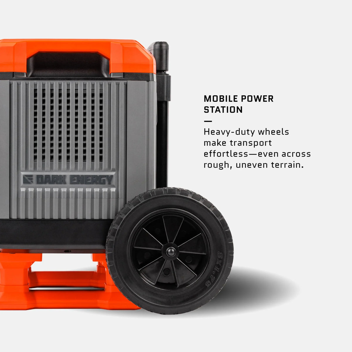Dark Energy Recon 2000 Portable Power Station | 2016Wh, 2400W Pure Sine Inverter, Rugged Wheeled Case