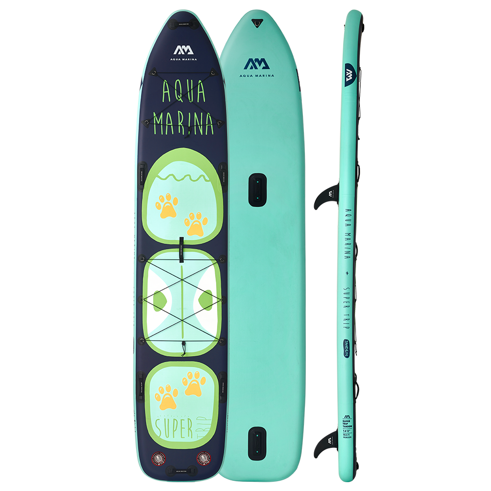Aqua Marina SUPER TRIP TANDEM 14'0" Inflatable Paddle Board Multi-person SUP
