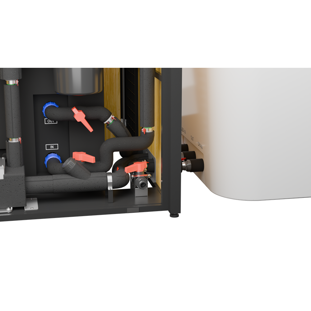 RevX Acrylic X Tub Cold Plunge + LUX High Performance Chiller and Filtration System
