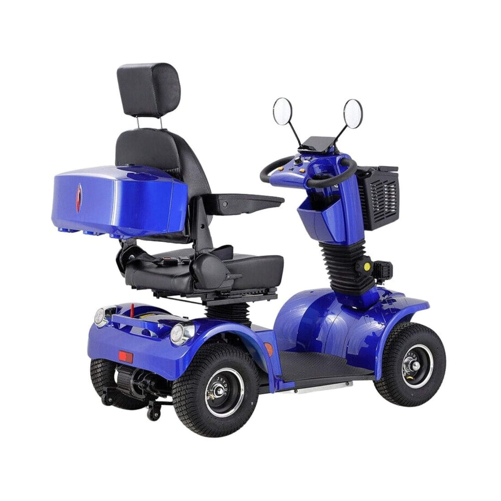 Zvg 4-Wheel Heavy-Duty All-Terrain Mobility Scooter | 500W Motor, 48V 20Ah, 20-25 Mile Range, 350 lb