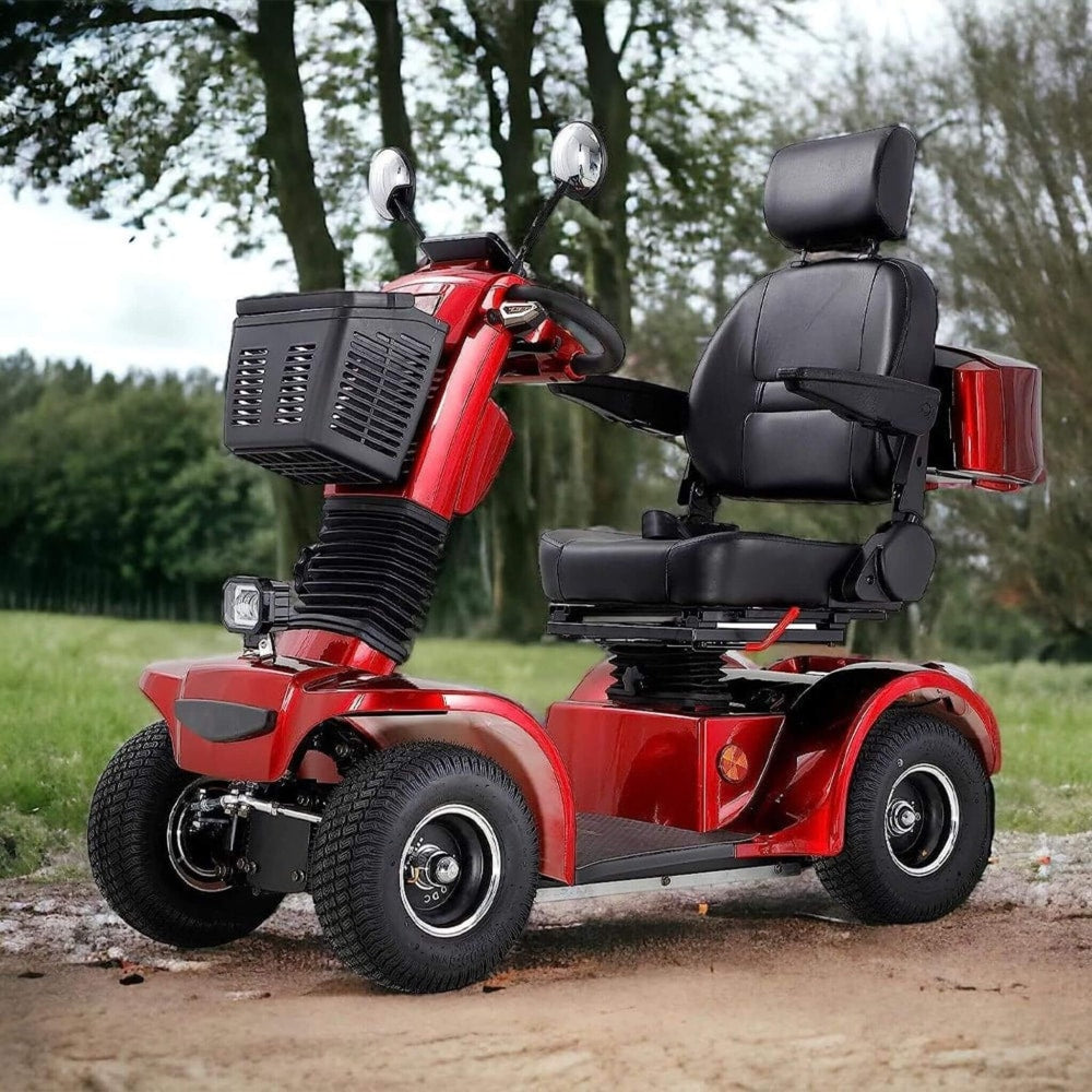 Zvg 4-Wheel Heavy-Duty All-Terrain Mobility Scooter | 500W Motor, 48V 20Ah, 20-25 Mile Range, 350 lb