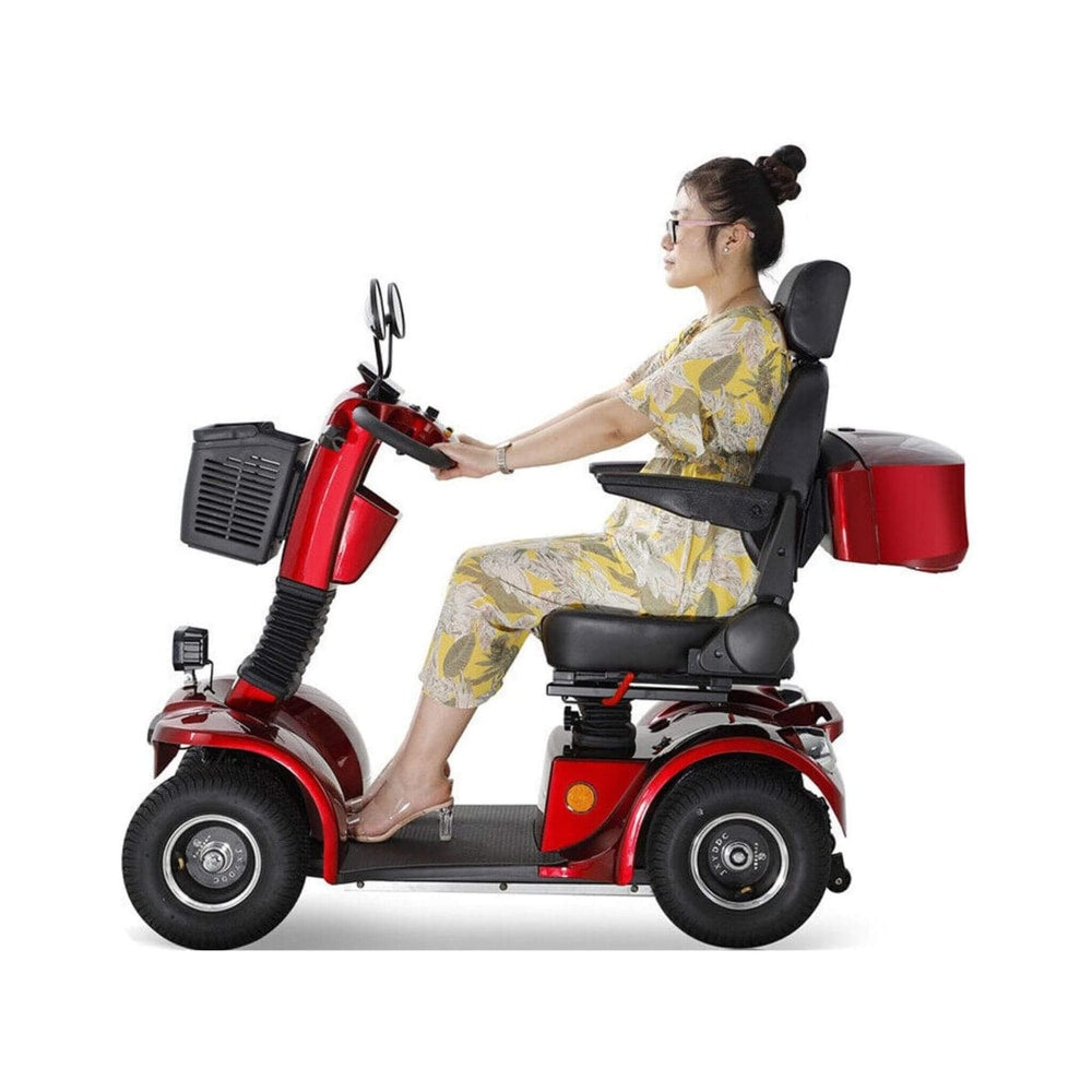 Zvg 4-Wheel Heavy-Duty All-Terrain Mobility Scooter | 500W Motor, 48V 20Ah, 20-25 Mile Range, 350 lb