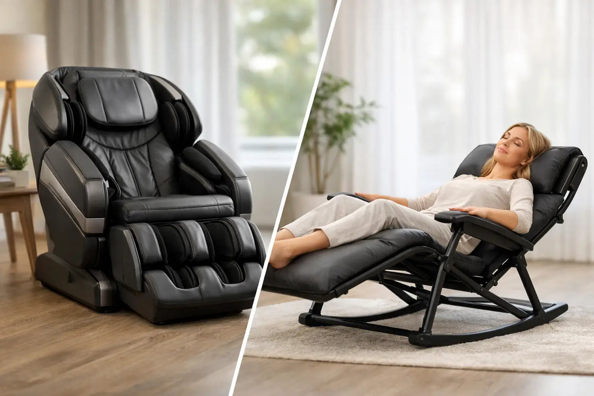 Massage Chair vs Zero Gravity Recliner Compared