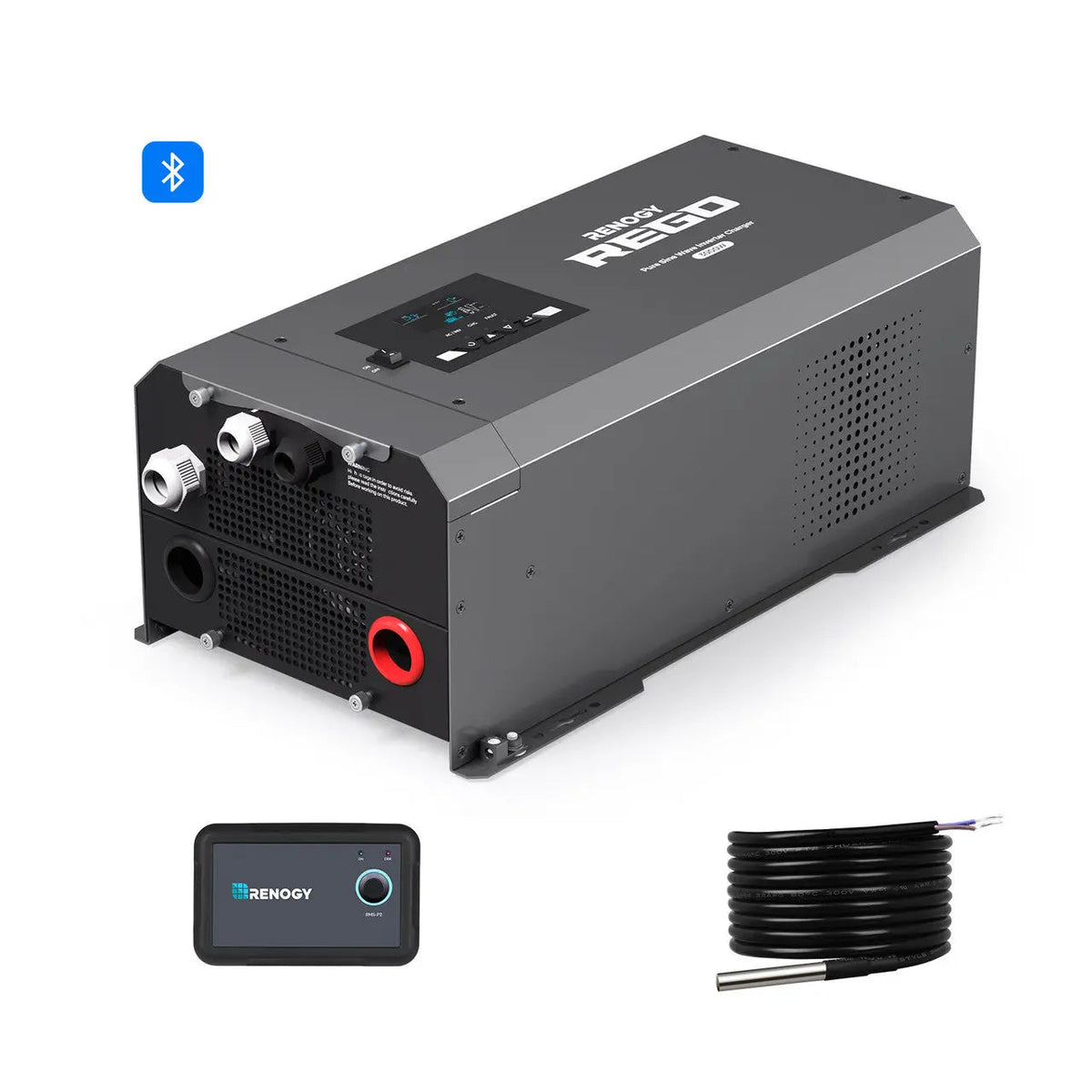 Renogy REGO 12V 3000W Pure Sine Wave Inverter Charger - view 2