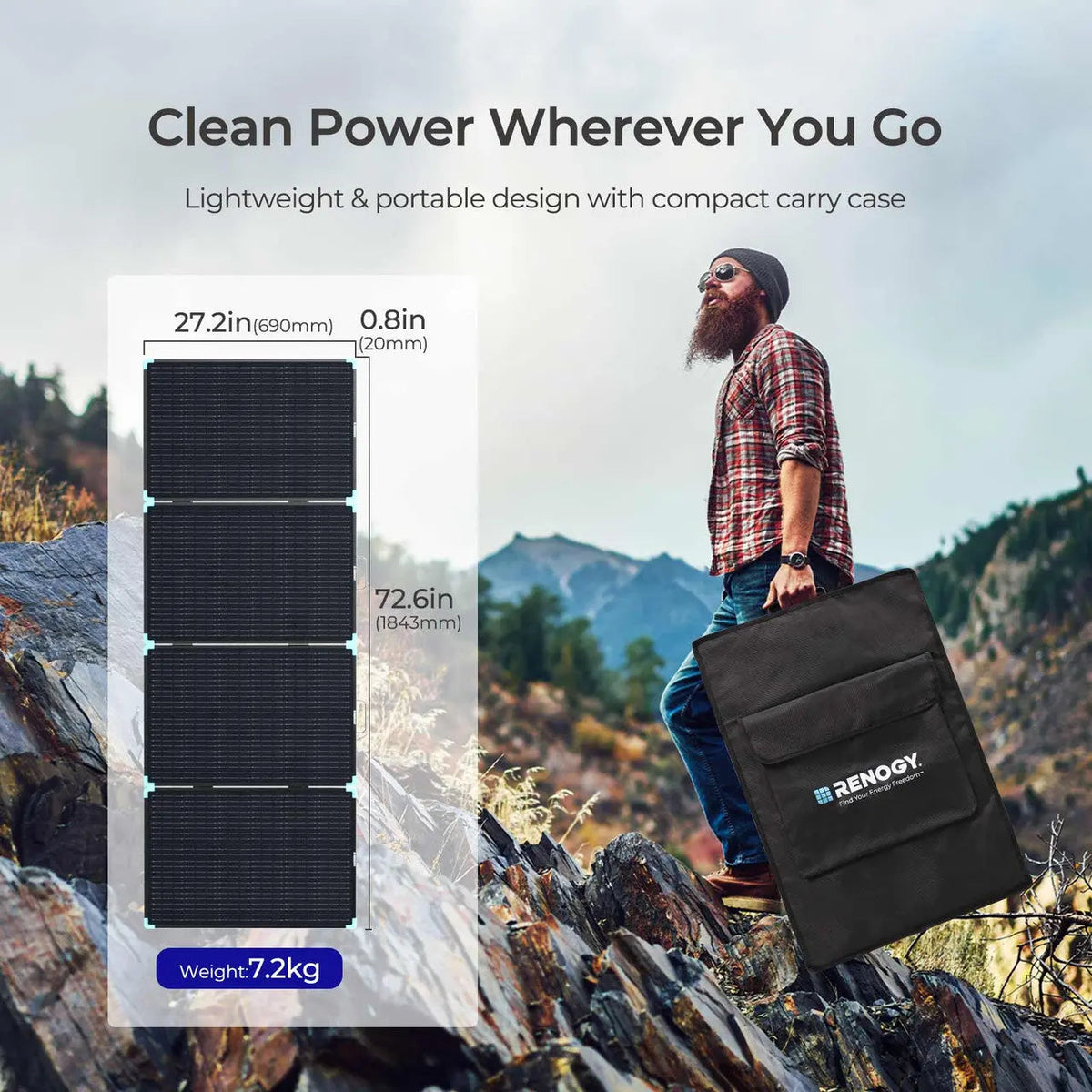 Renogy 220W Lightweight Portable Solar Suitcase - view 8