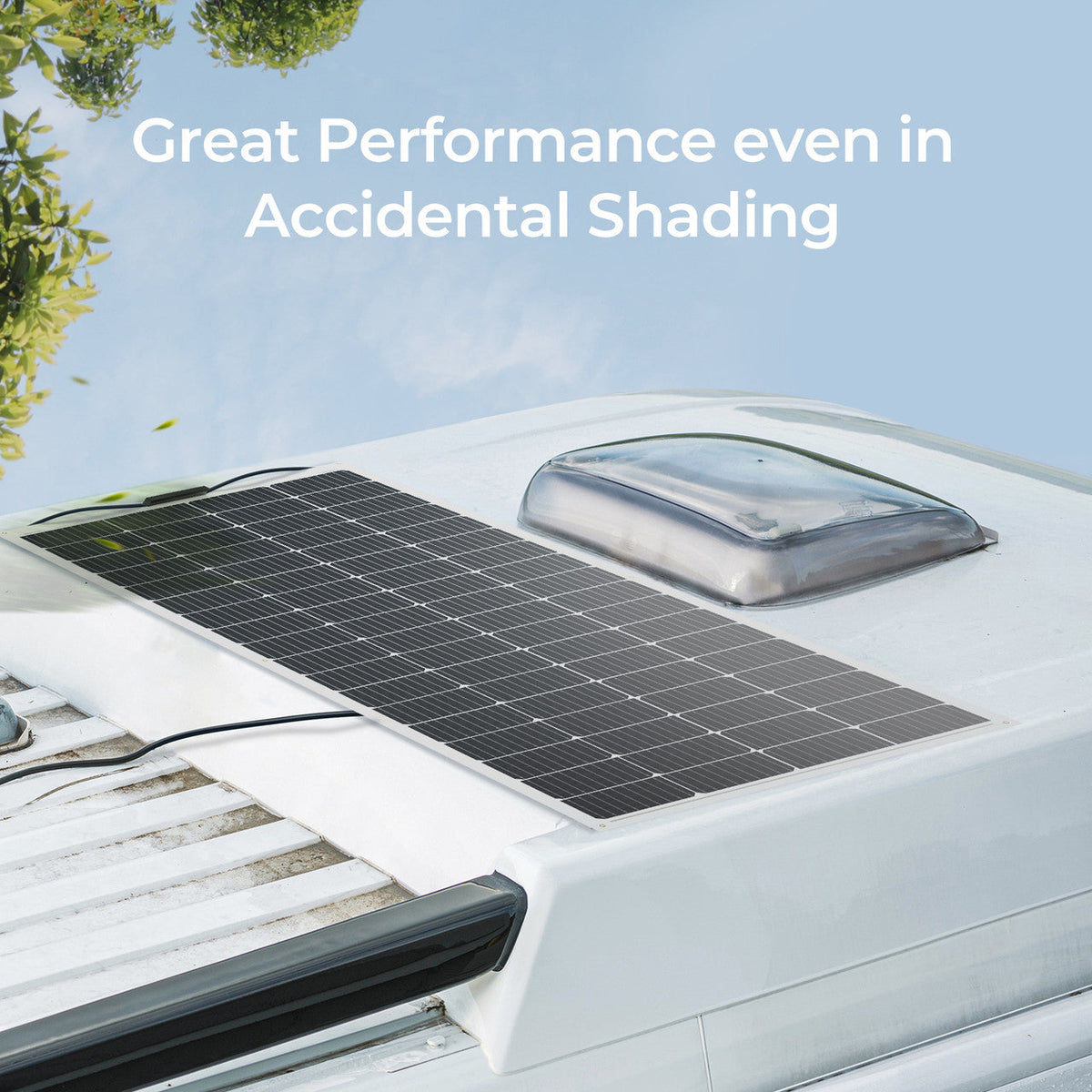 Renogy 200W 12V Flexible Monocrystalline Solar Panel - view 4