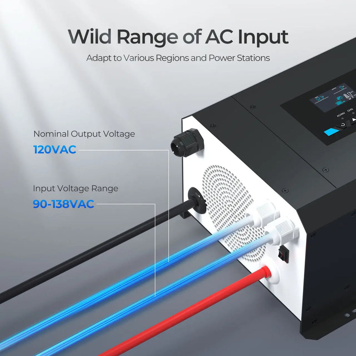 Renogy 2000W 12V Pure Sine Wave Inverter Charger - view 8