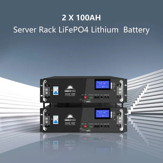 SunGold Off-Grid Solar Kit | 6.5kW or 8kW Split-Phase 120V/240V Inverter, 10.24-20.48 kWh LiFePO4