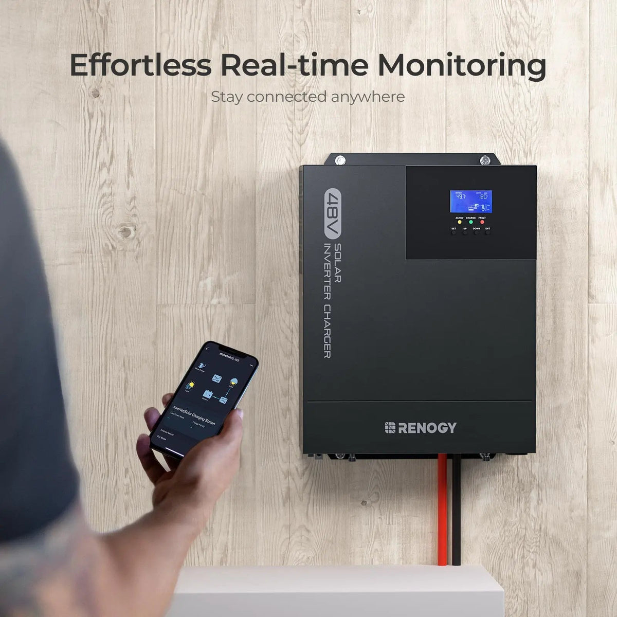 Renogy 3500W 48V Pure Sine Wave Solar Inverter Charger - view 8