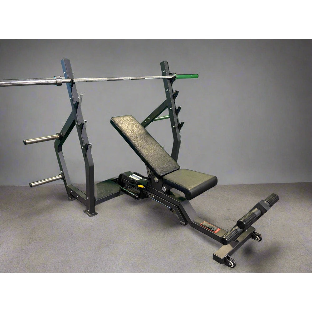 Fully Adjustable Olympic Bench Press, Full Incline & Decline (New)