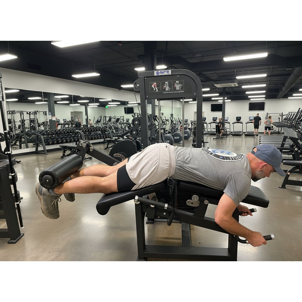 Selectorized Leg Extension & Prone Leg Curl Combo w/250lb weight stack (New)