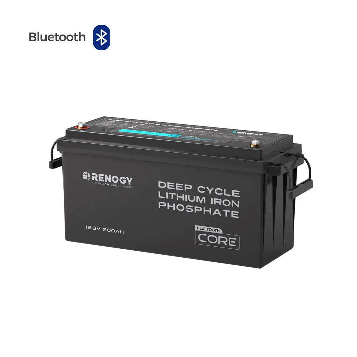 Renogy Core 12V 200Ah Lithium Iron Phosphate Battery with Bluetooth - view 3