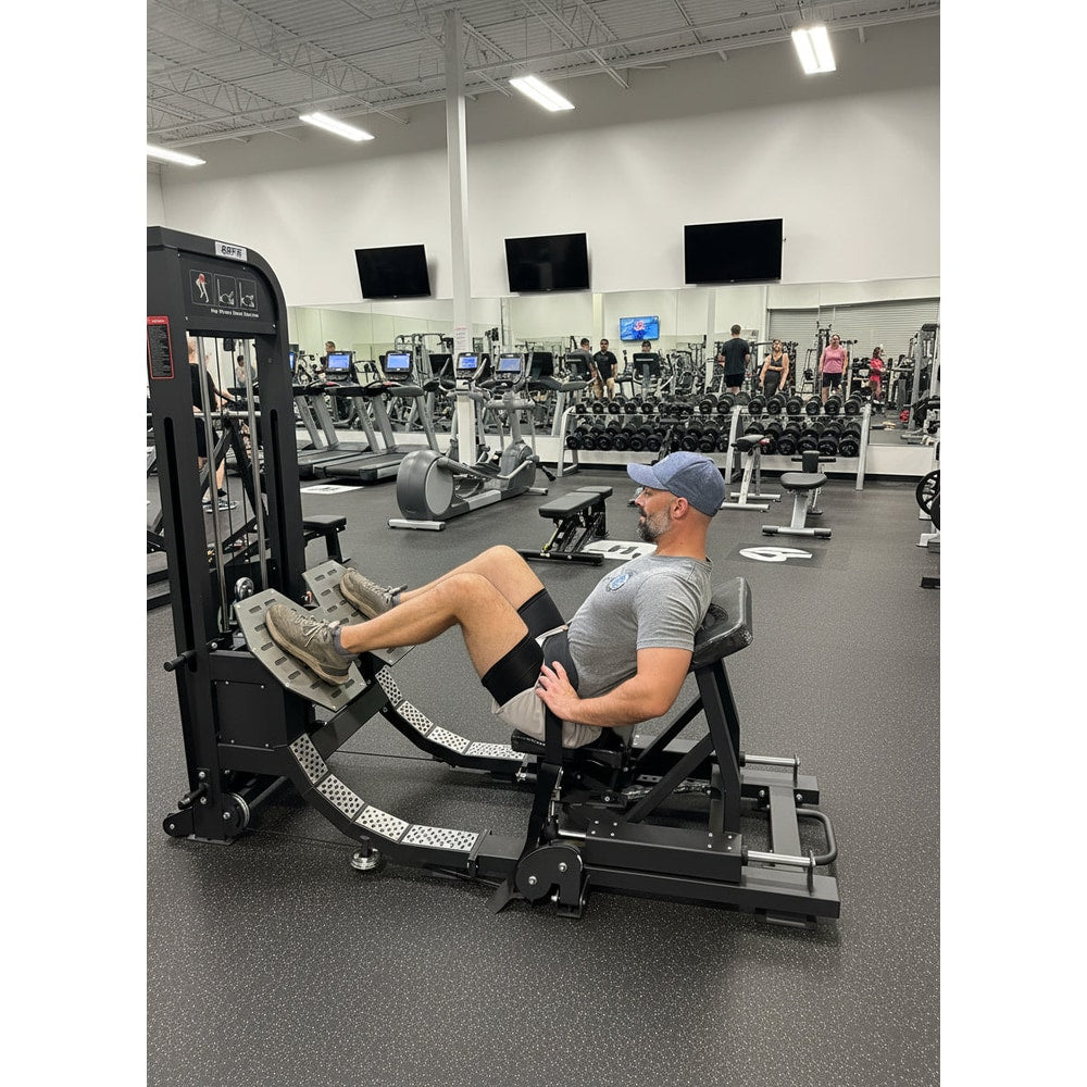 Selectorized Hip Thrust Glute Machine w/ 250lb Weight Stack (New)