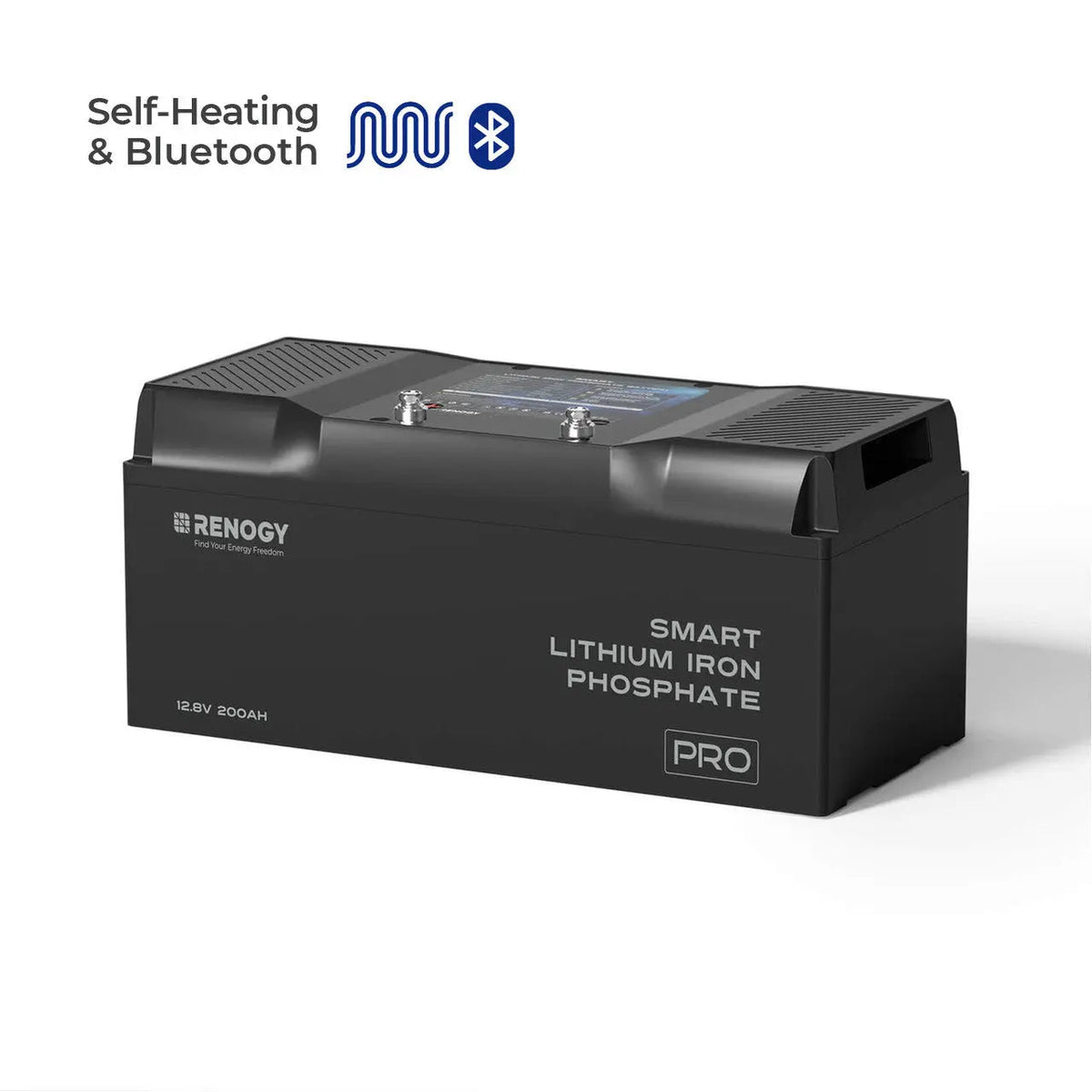 Renogy 12V 200Ah Pro Smart LiFePO4 Battery - view 1