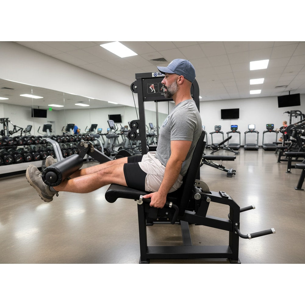 Selectorized Leg Extension & Prone Leg Curl Combo w/250lb weight stack (New)