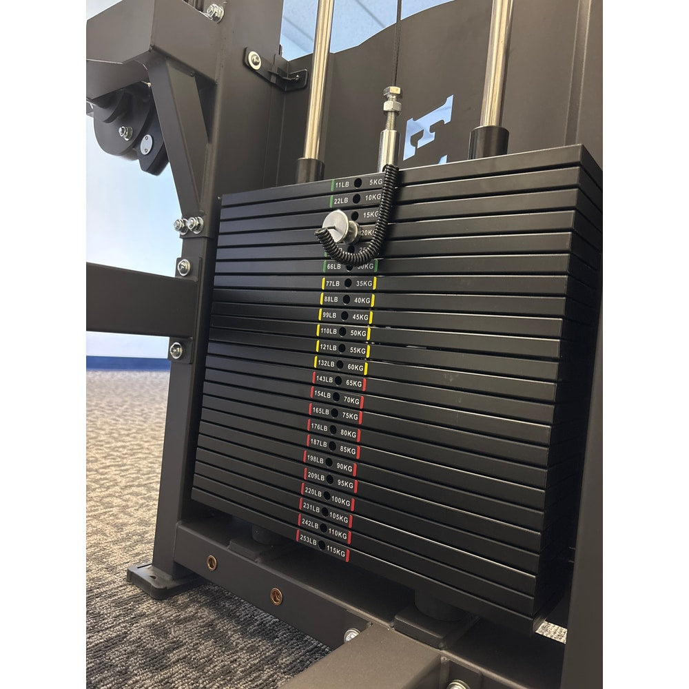 Selectorized Seated Leg Extension & Leg Curl Machine w/ 250lb weight stack (New)