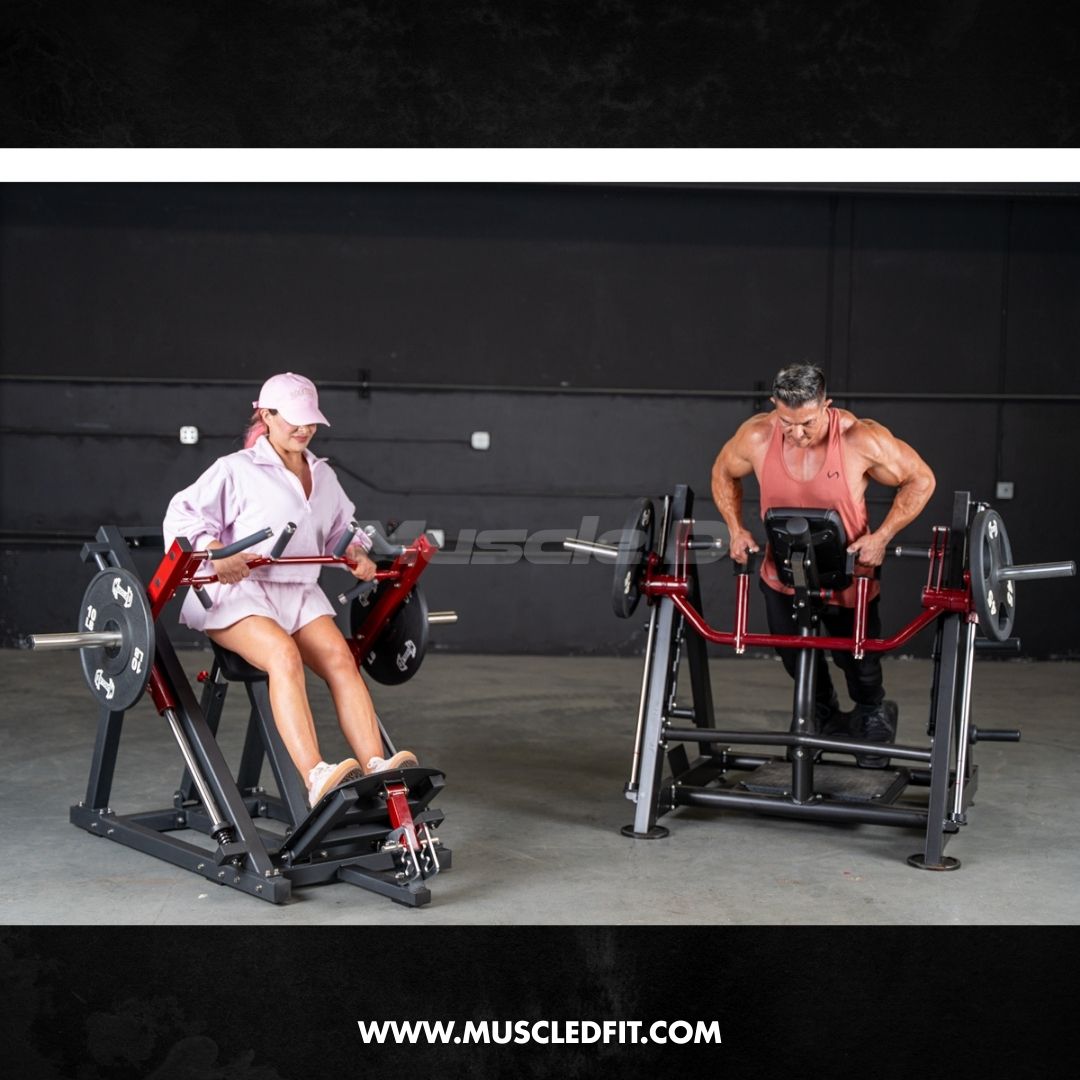 Power Leverage V2 Chest Supported Linear Bearing Row Machine | Muscle D Fitness