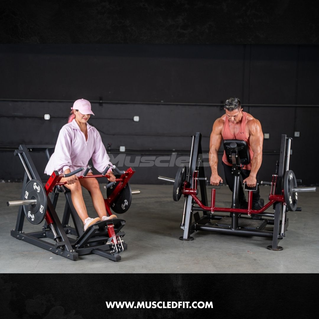 Power Leverage V2 Chest Supported Linear Bearing Row Machine | Muscle D Fitness