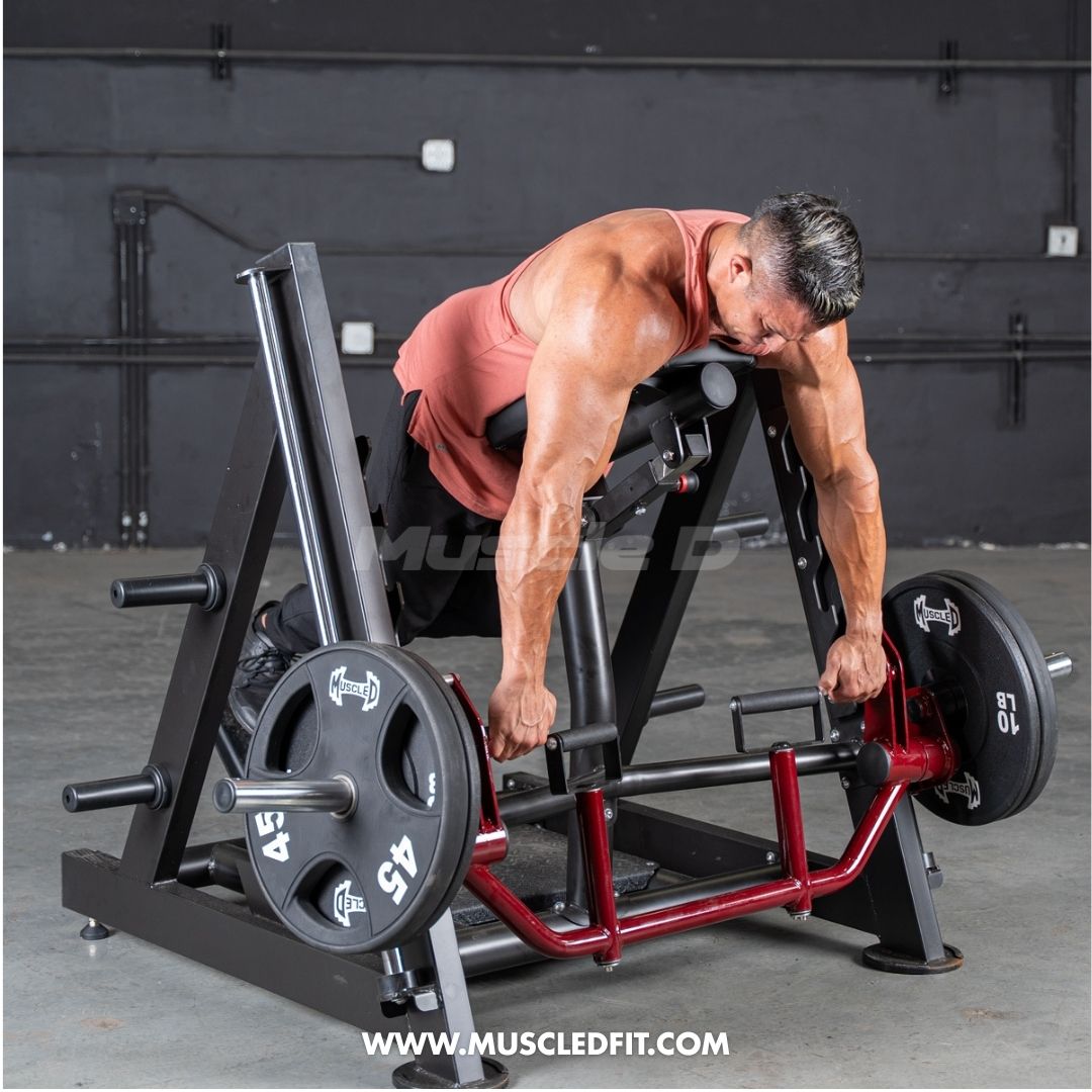 Power Leverage V2 Chest Supported Linear Bearing Row Machine | Muscle D Fitness
