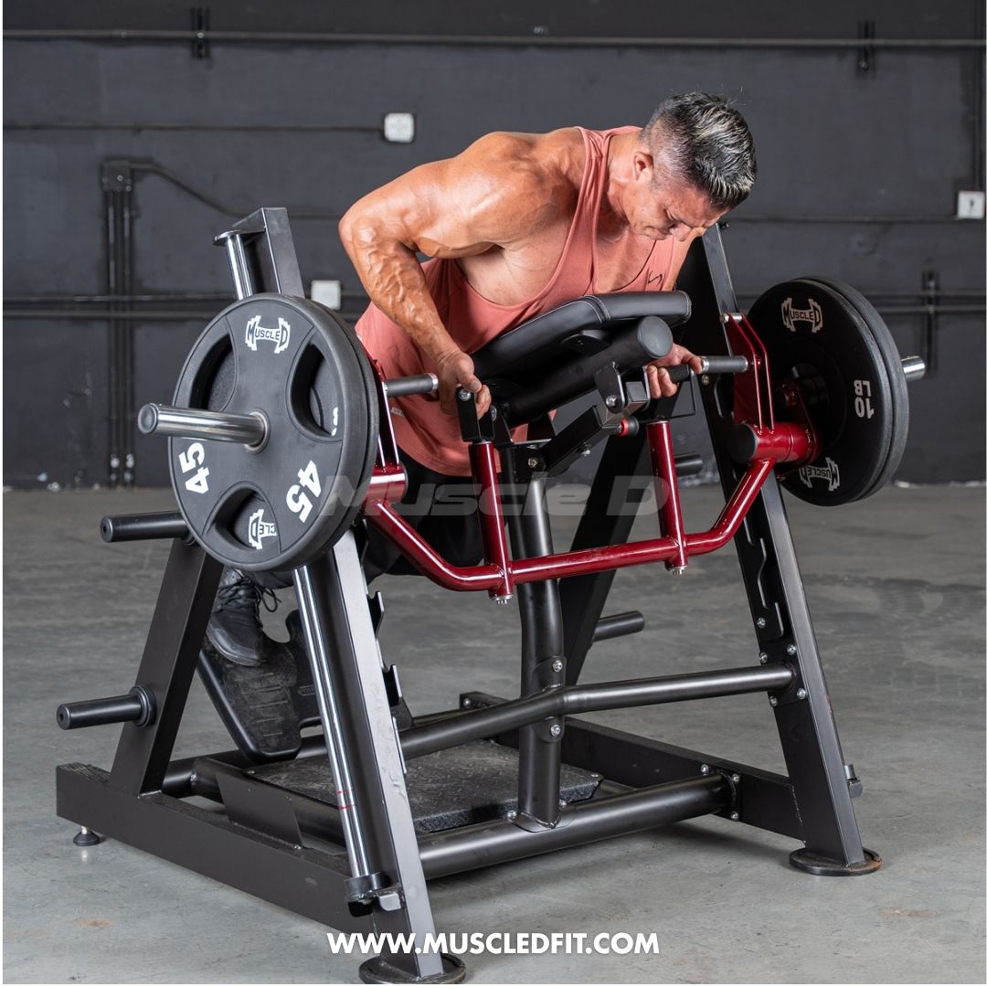 Power Leverage V2 Chest Supported Linear Bearing Row Machine | Muscle D Fitness