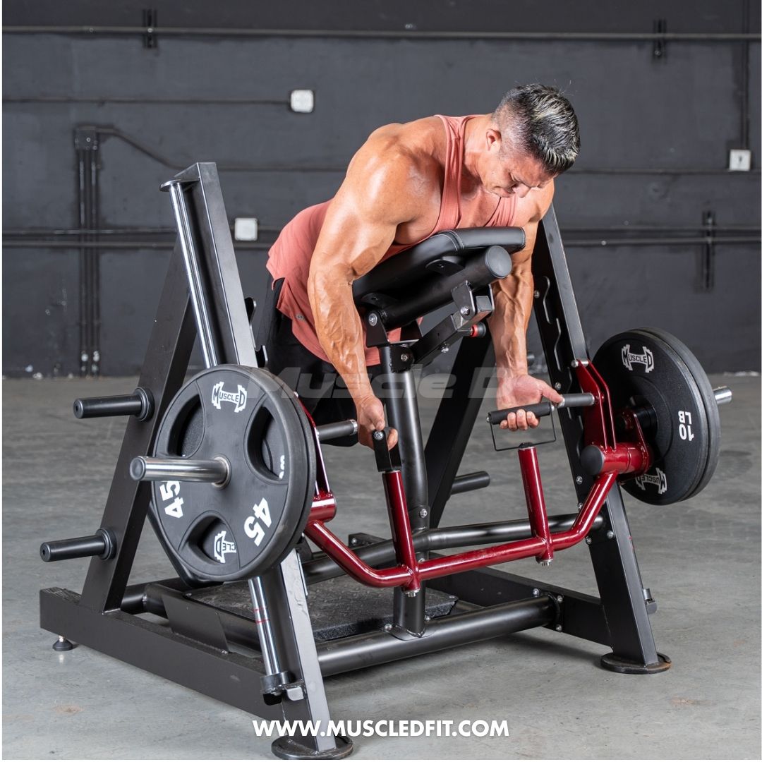 Power Leverage V2 Chest Supported Linear Bearing Row Machine | Muscle D Fitness