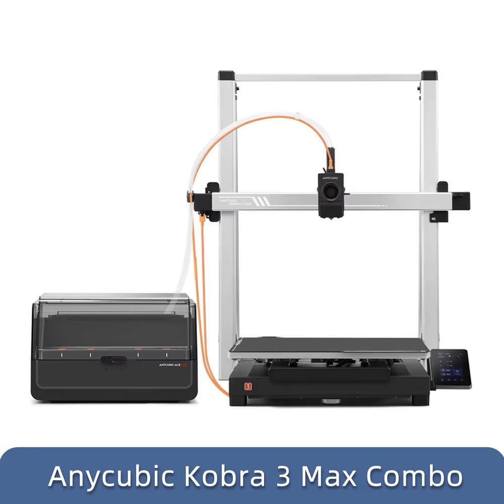 Kobra 3 Max Combo Multi-Color 3D Printer Max Speed 600Mm/S Build Volume 500*420*420Mm Smart APP Control 3D Printer