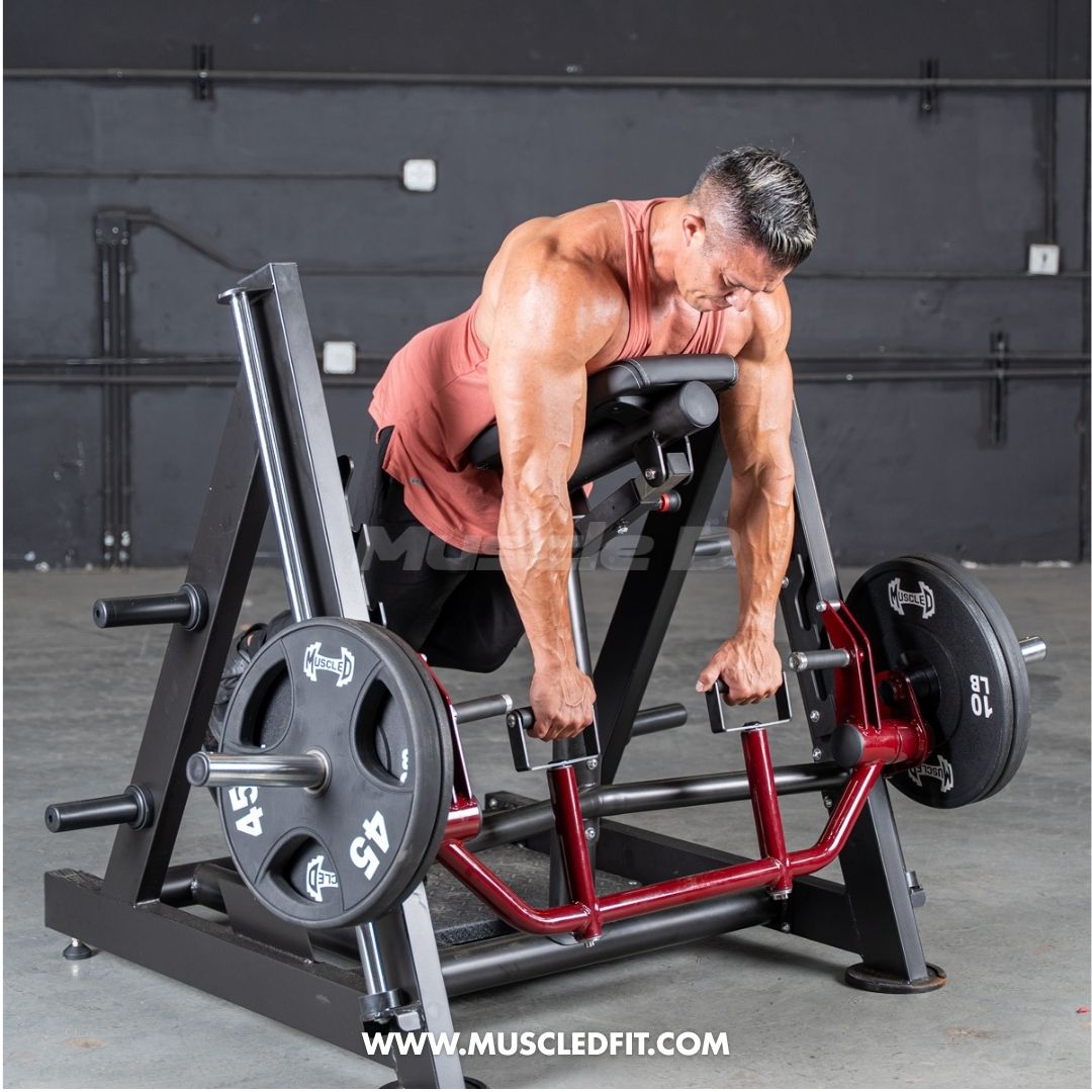 Power Leverage V2 Chest Supported Linear Bearing Row Machine | Muscle D Fitness