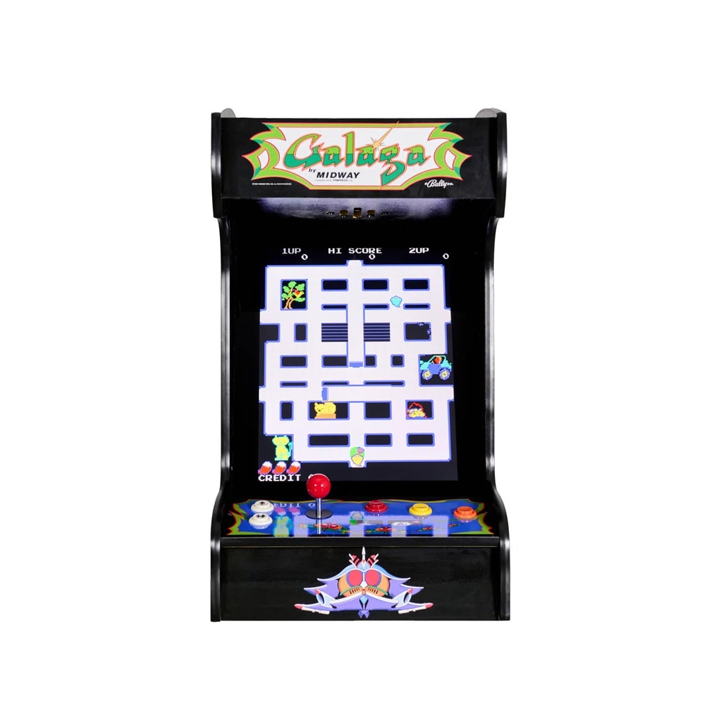 60 Classic Retro Games Tabletop Arcade Machine by  (Black)